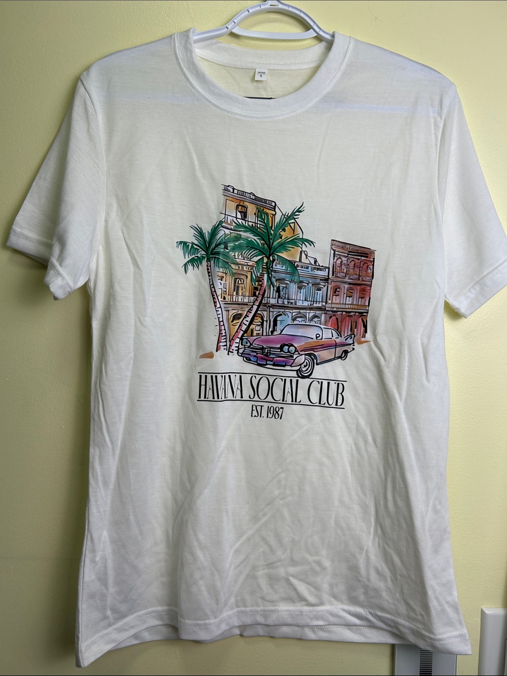 Havana Social Club Est 1987 Graphic Tee - White